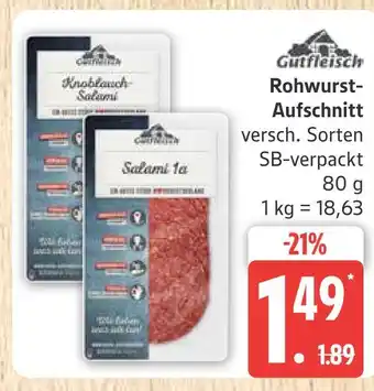 Marktkauf Gutfleisch rohwurst-aufschnitt Angebot