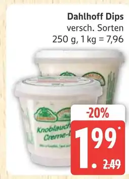 Marktkauf Dahlhoff dips Angebot