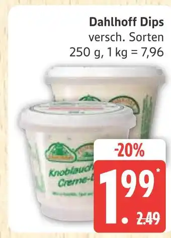 Marktkauf Dahlhoff dips Angebot