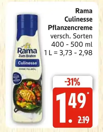 Marktkauf Rama culinasse pflanzencreme Angebot