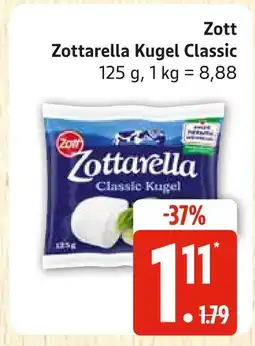 Marktkauf Zott zottarella kugel classic Angebot