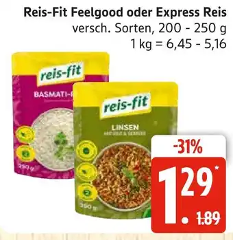 Marktkauf Reis-fit feelgood oder express reis Angebot