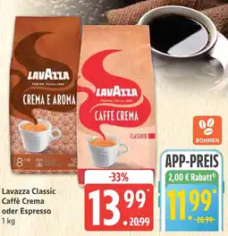 Marktkauf Lavazza classic caffè crema oder espresso Angebot