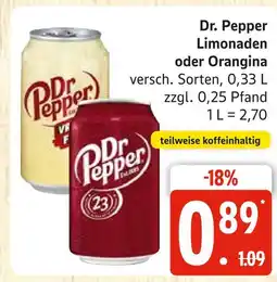 Marktkauf Dr. pepper limonaden oder orangina Angebot