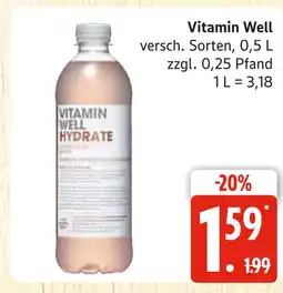 Marktkauf Vitamin well hydrate Angebot