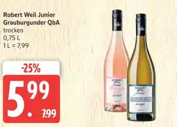 Marktkauf Robert weil junior grauburgunder qba Angebot