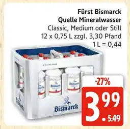 Marktkauf Fürst bismarck quelle mineralwasser Angebot
