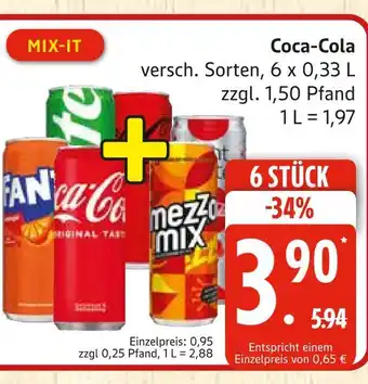 Marktkauf Coca-cola mix-it Angebot