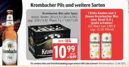 Marktkauf Krombacher bier oder spezi Angebot
