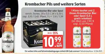 Marktkauf Krombacher bier oder spezi Angebot