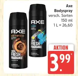 Marktkauf Axe bodyspray Angebot