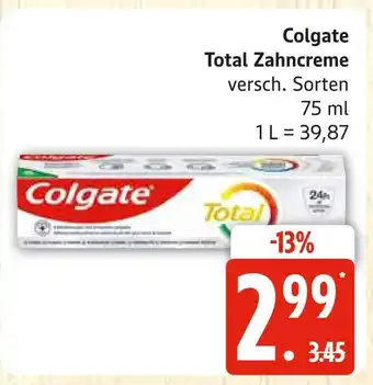 Marktkauf Colgate total zahncreme Angebot