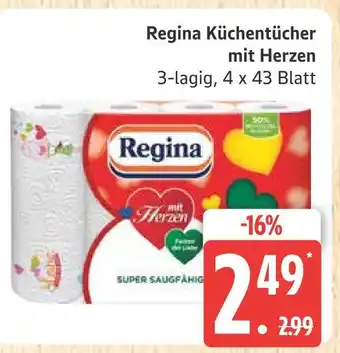 Marktkauf Regina regina küchentücher mit herzen Angebot