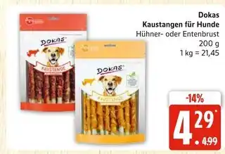 Marktkauf Dokas kaustangen für hunde Angebot