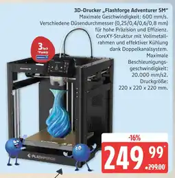 Marktkauf Flashforge 3d-drucker „flashforge adventurer 5m“ Angebot