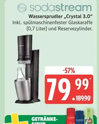 Marktkauf Sodastream wassersprudler crystal 3.0 Angebot