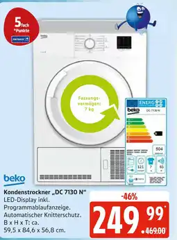 Marktkauf Beko kondenstrockner dc 7130 n Angebot