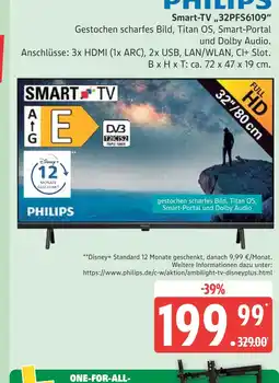 Marktkauf Philips smart-tv „32pfs6109“ Angebot
