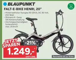 Marktkauf Blaupunkt falt-e-bike henri, 20 Angebot