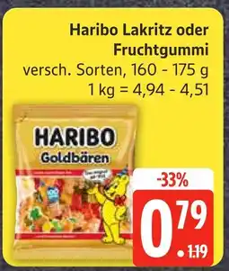 Edeka Haribo haribo lakritz Angebot