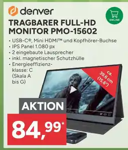 Marktkauf Denver tragbarer full-hd monitor pmo-15602 Angebot