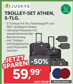 Marktkauf Juskys trolley-set athen, 5-tlg Angebot