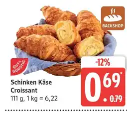 Marktkauf Backshop schinken käse croissant Angebot