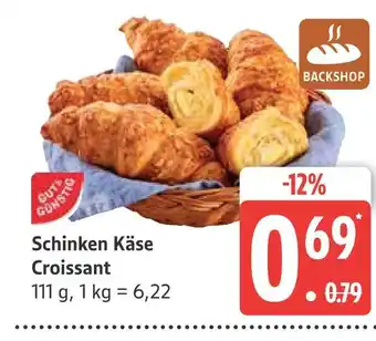 Marktkauf Backshop schinken käse croissant Angebot