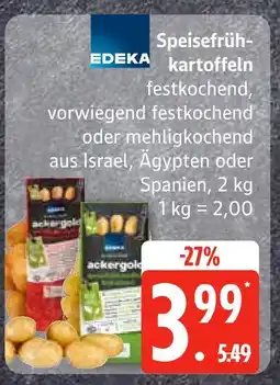Edeka Edeka speisefrühkartoffeln Angebot