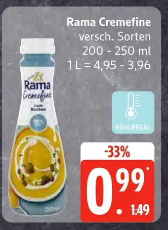 Edeka Rama cremefine Angebot