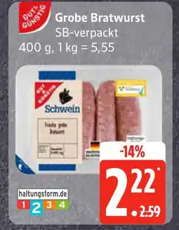 Edeka Schwein grobe bratwurst Angebot