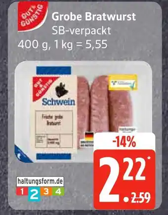 Edeka Schwein grobe bratwurst Angebot