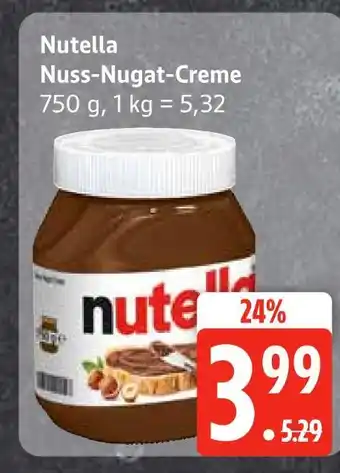 Edeka Nutella nuss-nugat-creme Angebot