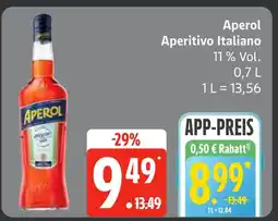 Edeka Aperol aperitivo italiano Angebot