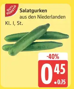 Edeka Gut & günstig salatgurken Angebot