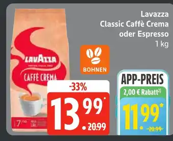 Edeka Lavazza classic caffè crema oder espresso Angebot