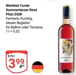 Globus Weinbiet Cuvée Sommertänzer Rosé Pfalz DQW Angebot