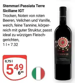 Globus Stemmari Passiata Terre Siciliane IGT Angebot