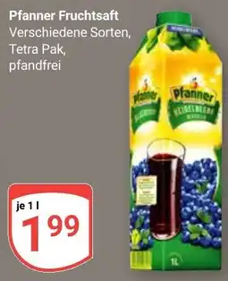 Globus Pfanner Fruchtsaft Angebot