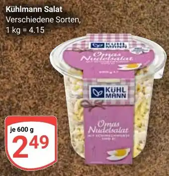 Globus Kühlmann Salat Angebot