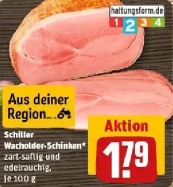 REWE Schiller Wacholder-Schinken Angebot