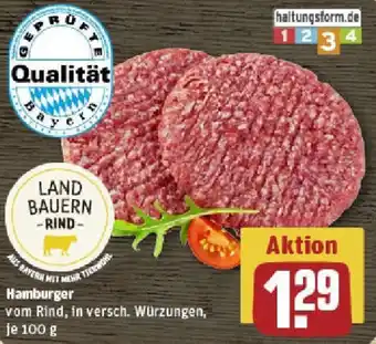REWE Hamburger Angebot