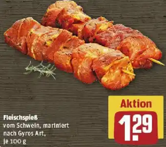 REWE Fleischspieß Angebot