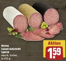 REWE Metten Salami-Aufschnitt Spezial Angebot