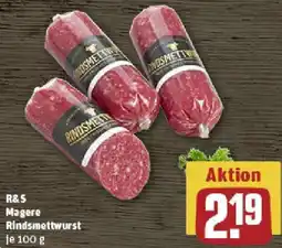 REWE R&S Magere Rindsmettwurst Angebot