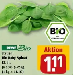 REWE Bio Baby Spinat Angebot
