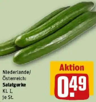 REWE Salatgurke Angebot