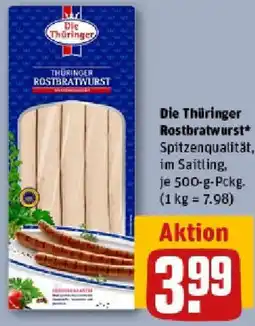 REWE Die Thüringer Rostbratwurst Angebot