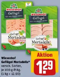 REWE Wiesenhof Geflügel Mortadella Angebot
