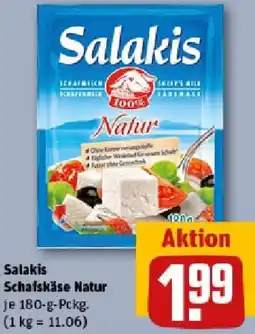 REWE Salakis Schafskäse Natur Angebot
